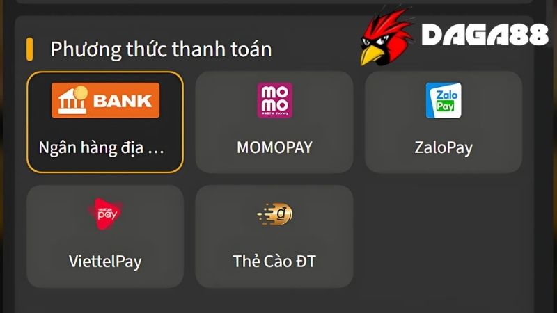 nạp tiền daga88